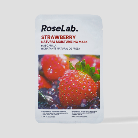 Imagen de MASCARILLA FACIAL HIDRATANTE NATURAL DE FRESA